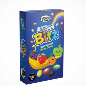 Rainbow Bitz – Fruity Coated Chewy Candy